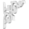 Ekena Millwork Whitman Architectural Grade PVC Bracket, 5/8"W X 6"D X 6"H BKTP01X06X06WH - alternate 1